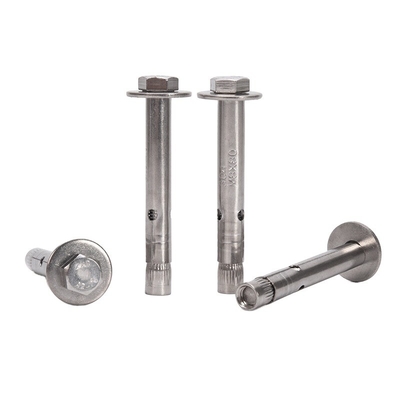 Stainless Steel Hexagon Head Concrete Anchor Bolt M6M8M10M12 Capacity 700 Blue Diameter 5/16IN TiCN
