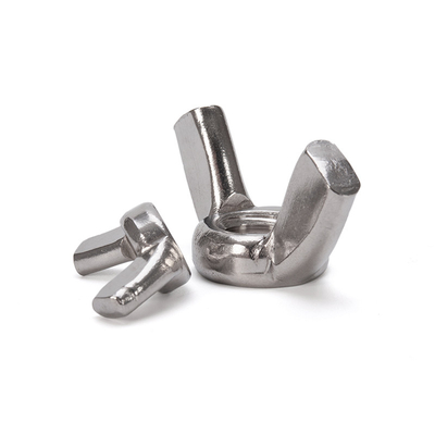 Mining Stainless Steel Butterfly Wing Nuts with Black Oxide Finish in Metric Measurement System and Various Specifications