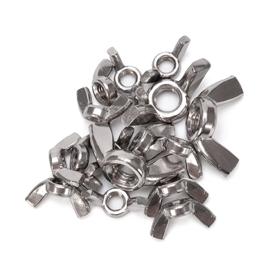 Mining Stainless Steel Butterfly Wing Nuts with Black Oxide Finish in Metric Measurement System and Various Specifications