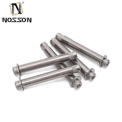 Sample M12 Grade 8.8 GS Galvanized Steel Hex Head Antiskid Shark Fin Sleeve Anchor Bolt ISO Standard for Your Requirements