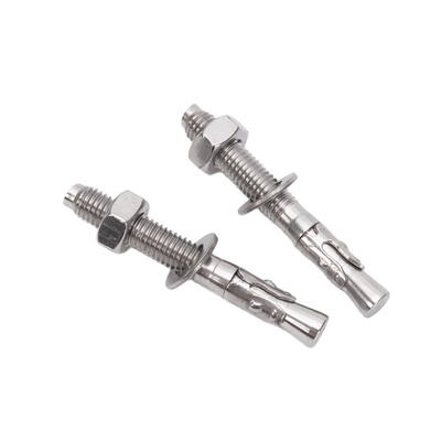 DIN Standard Silver Carbon Steel Stainless Steel 304 316 Wedge Anchor Expansion Anchor Bolt Dyna Bolt SS304 for Versatile