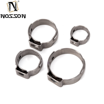 DIN Standard Competitive Stepless Single Ear Hose Clamp with Adjustable Clamp and Customized Support OEM in ZINC Finish