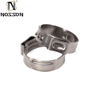 DIN Standard Competitive Stepless Single Ear Hose Clamp with Adjustable Clamp and Customized Support OEM in ZINC Finish
