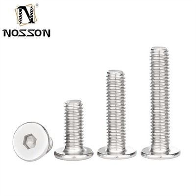 Stainless Steel M4 M5 Flat Head Allen Hex Socket Screw A2 70 with Ultra Low Profile Design and Metric Measurement System