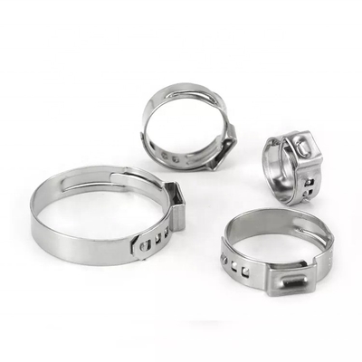ToWin's Healthcare Heavy Duty Clamp Bolts Clamp Type American Type 1-Ear Single Clamps with Stainless Steel Collar Pipe Clamps