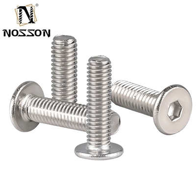 Stainless Steel M4 M5 Flat Head Allen Hex Socket Screw A2 70 with Ultra Low Profile Design and Metric Measurement System