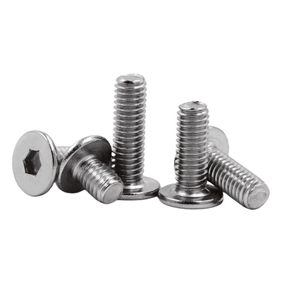 Industrial Applications M5 M6 M8 Stainless Steel Ultra Thin Head Hex Socket Screw with ZINC PLATED Finish and DIN Standard
