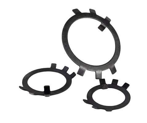 Style Spring lock washers M10M12M14-M60 Stainless Steel Circular Stop Washer for Oil Gas Industry Six Claw Black Finish
