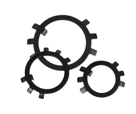 Style Spring lock washers M10M12M14-M60 Stainless Steel Circular Stop Washer for Oil Gas Industry Six Claw Black Finish