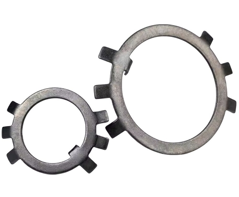 Style Spring lock washers M10M12M14-M60 Stainless Steel Circular Stop Washer for Oil Gas Industry Six Claw Black Finish
