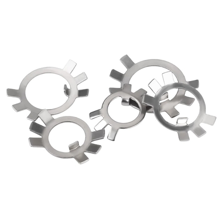 Style Spring lock washers M10M12M14-M60 Stainless Steel Circular Stop Washer for Oil Gas Industry Six Claw Black Finish