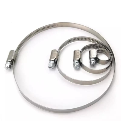 Mining Heavy Industry Performance Germany Type Stainless Steel Hose Clamp with Worm Drive in Metric Measurement System