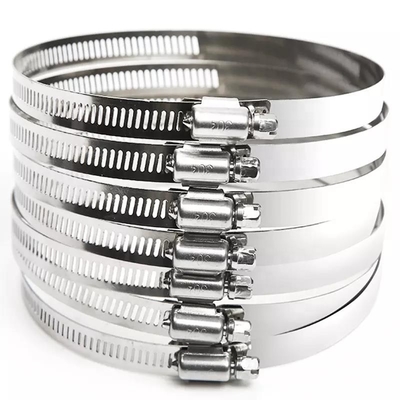 Mining Heavy Industry Performance Germany Type Stainless Steel Hose Clamp with Worm Drive in Metric Measurement System