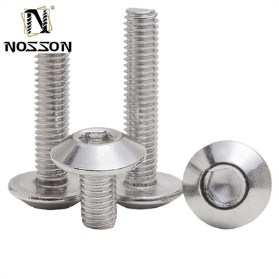 Galvanized Finish M5*12 Stainless Steel Umbrella Head Hexagon Screw for Metric Measurement System Applications