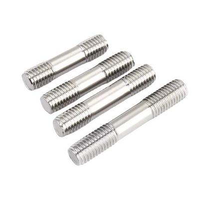 DIN Standard Zinc Finish Double Bolt Threaded Rod Stud Bolt for Industrial Applications and M3 M4 M5 M6 M8 M10 M12 M16 M20