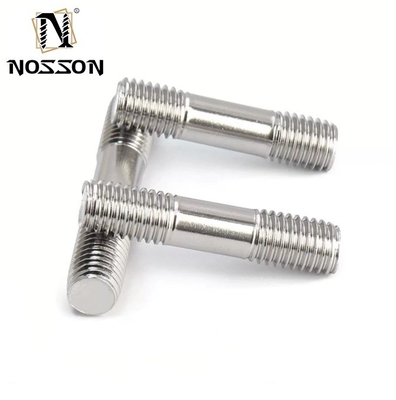DIN Standard Zinc Finish Double Bolt Threaded Rod Stud Bolt for Industrial Applications and M3 M4 M5 M6 M8 M10 M12 M16 M20