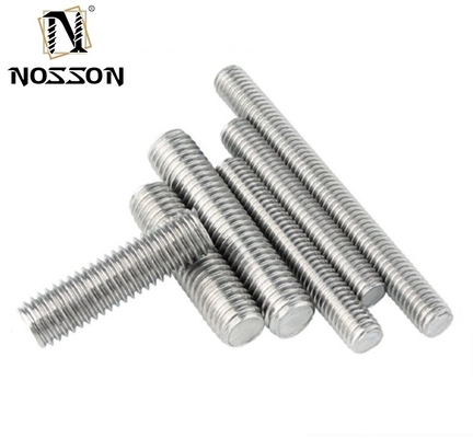 DIN Standard Zinc Finish Double Bolt Threaded Rod Stud Bolt for Industrial Applications and M3 M4 M5 M6 M8 M10 M12 M16 M20