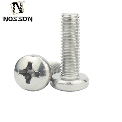 Stainless Steel Metric DIN 7985 Phillips Pan Head Machine Screw M2 M3 M4 M5 M6 M7 M8 M10 6-32 for Industrial Applications