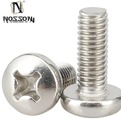 Stainless Steel Metric DIN 7985 Phillips Pan Head Machine Screw M2 M3 M4 M5 M6 M7 M8 M10 6-32 for Industrial Applications