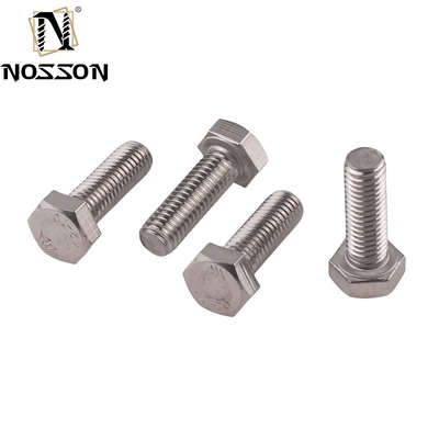 Plain Finish Metric Measurement System 8.8 Grade Hex Bolts and Nuts M6-M36 M10 DIN933 934 for Heavy-Duty Applications