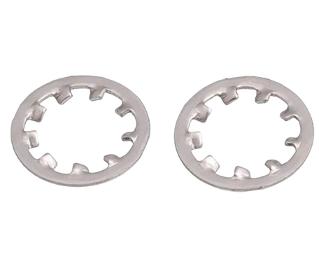 GB Standard Automotive Stainless Steel DIN6797 External Teeth Lock Spring Serrated Washer with Split Style and DIN6797