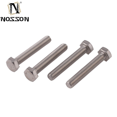 Plain Finish Metric Measurement System 8.8 Grade Hex Bolts and Nuts M6-M36 M10 DIN933 934 for Heavy-Duty Applications