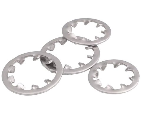 GB Standard Automotive Stainless Steel DIN6797 External Teeth Lock Spring Serrated Washer with Split Style and DIN6797
