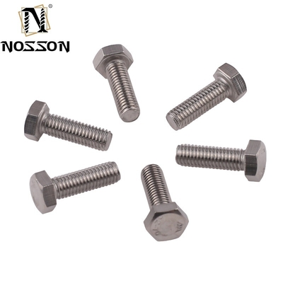 Plain Finish Metric Measurement System 8.8 Grade Hex Bolts and Nuts M6-M36 M10 DIN933 934 for Heavy-Duty Applications