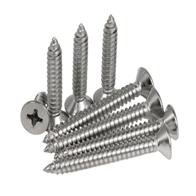 Metric Cheese Head Stainless Steel DIN7982 ST2.9-ST6.3 CSK Phillips Self Tapping Screw for Metal ISO Standard