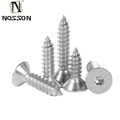 Metric Cheese Head Stainless Steel DIN7982 ST2.9-ST6.3 CSK Phillips Self Tapping Screw for Metal ISO Standard
