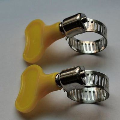 Customized GB Standard Stainless Steel American Type Hose Clamp With Plastic Butterfly Handle for Mining and Heavy-Duty