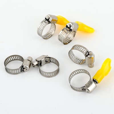 Customized GB Standard Stainless Steel American Type Hose Clamp With Plastic Butterfly Handle for Mining and Heavy-Duty