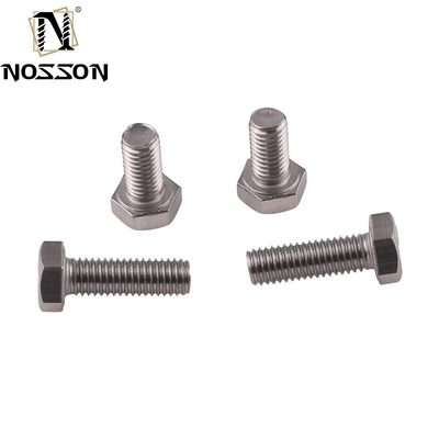 Custom Size M16 M18 M20 Stainless Steel SUS 304 316 316L Hexagon Head Bolt DIN933 DIN931 Metric GB Standard for Machinery
