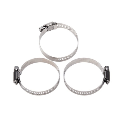 Adjustable Worm Gear Hose Clamps in 304 Stainless Steel for 6inch 141-165mm Range Metric Measurement and DIN Standard