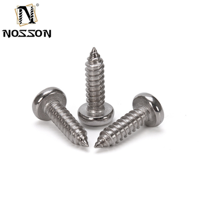 Stainless Steel 304 Truss Pan Mushroom Umbrella Head Cross Wood Self Tapping Screw with INCH Measurement System