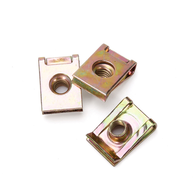 Galvanized U Shape Lock Nut for Plain Item OEM Precision Nut Metric Measurement System