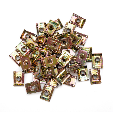 Industry Steel M4-M10 Thread Precision Stainless Steel Metal U Clip Nut in Plain Finish for Precision OEM Needs