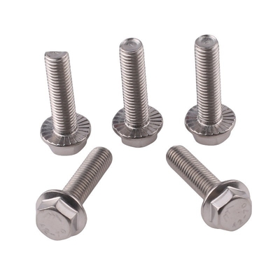 Stainless Steel Carriage Bolts Grade 4.8 8.8 10.9 12.9 Dacromet Hex Flange Bolt With Full Thread DIN6921 Benefit