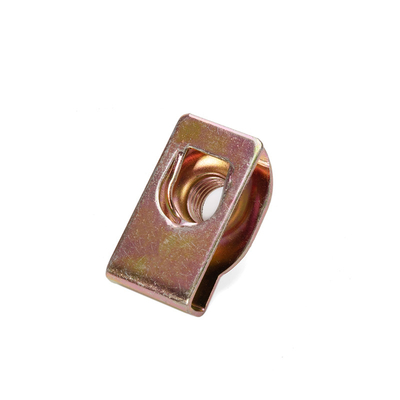 Water Treatment Fasteners OEM Precision Nut Metric Measurement System M4 M6 M8 M10 U Shaped Spring Clip Nut for Automotive