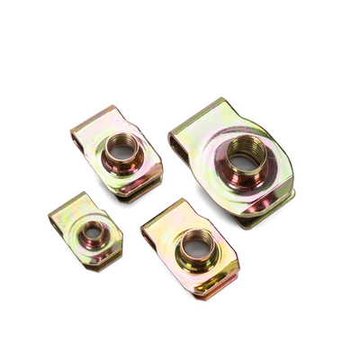 Water Treatment Fasteners OEM Precision Nut Metric Measurement System M4 M6 M8 M10 U Shaped Spring Clip Nut for Automotive