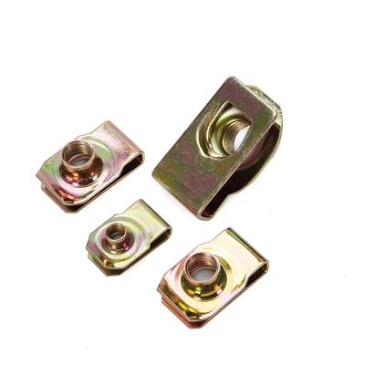 Water Treatment Fasteners OEM Precision Nut Metric Measurement System M4 M6 M8 M10 U Shaped Spring Clip Nut for Automotive