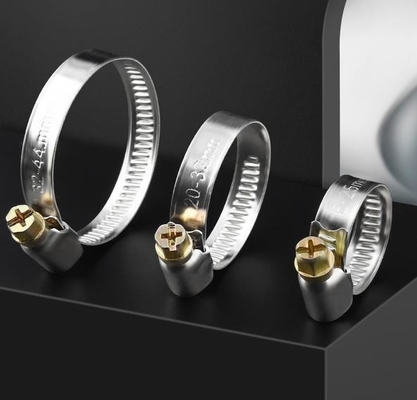 16-300mm German Type Stainless Steel Slotted Head Screw Hose Clamp for Standard or Nonstandard Food Beverage Application