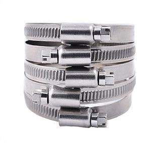 16-300mm German Type Stainless Steel Slotted Head Screw Hose Clamp for Standard or Nonstandard Food Beverage Application