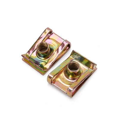 Oil Gas Galvanized Card Reed Car Nut Leaf Spring Bolt With M3/M5 Optical Clip Nuts and Hexagon Head for Metric Measurement System
