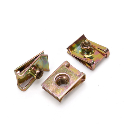 Oil Gas Galvanized Card Reed Car Nut Leaf Spring Bolt With M3/M5 Optical Clip Nuts and Hexagon Head for Metric Measurement System