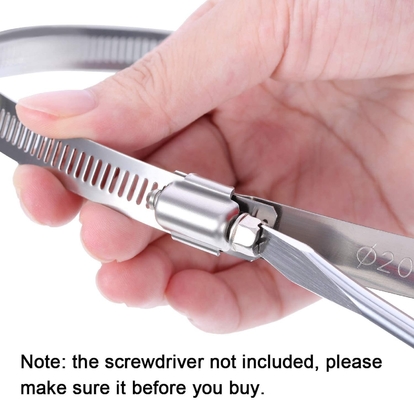 ODM Supported Heavy Duty Clamp 8 Inch for General Industry 304 Stainless Steel Adjustable Duct Clamps