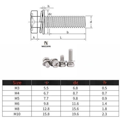 GB Standard Blue Dyed Finish M5 M6 M8 Stainless Steel SS 304 316 316L Hex Socket Head Cap Sems Screw DIN912 Measurement System INCH