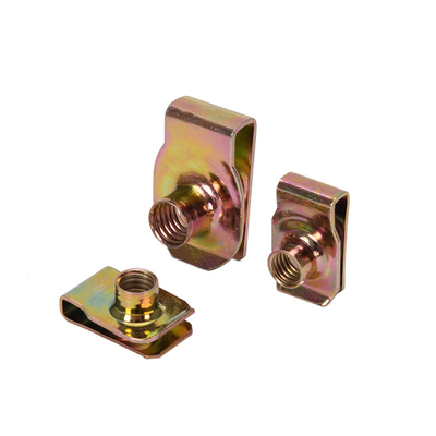 Galvanized Steel U Nut Sprig M4 M5 M6 M8 M10 18-8 Stainless Steel Speed U Clip Nuts Retainer with Blue Phosphate Finish