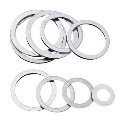 DIN125 A2 304 Stainless Steel Flat Washers 200HV Plain Gasket Set for M3-M30 Sizes Oil Gas Industry Corrosion Resistant