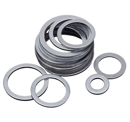 DIN125 A2 304 Stainless Steel Flat Washers 200HV Plain Gasket Set for M3-M30 Sizes Oil Gas Industry Corrosion Resistant